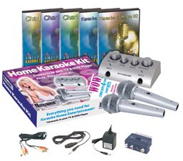 Mr Entertainer Home Karaoke Kit with 5 FREE Mr Entertainer DVD Karaoke Discs