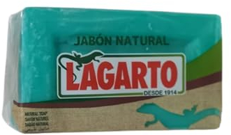 LAGARTO pastilla de JABON natural Verde 250 gr