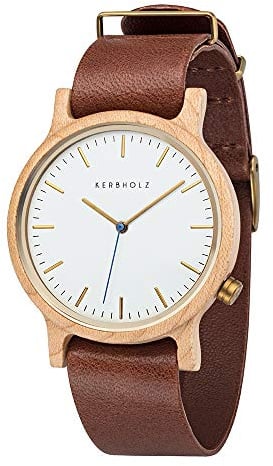 Kerbholz Unisex Erwachsene Analog Quarz Uhr 0705184599875