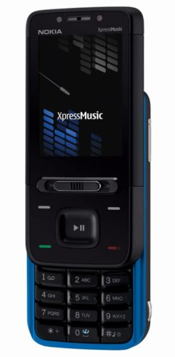 Nokia 5610 XpressMusic Warrior Blue (UMTS, Bluetooth, MP3, Kamera mit 3,2 MP) UMTS Handy
