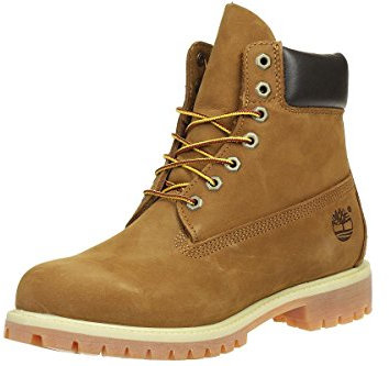 Timberland 6 in Premium Waterproof (Wide Fit), Bottes & Bottines Classiques Homme, Marron (Rust Nubuck), 44 EU