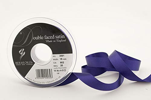 Berisfords Double Satin Ribbon, Liberty, 20 m