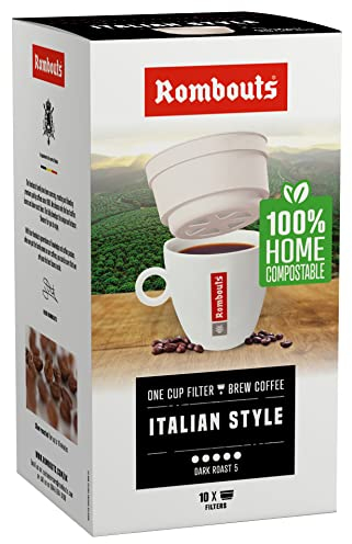 Rombouts Intense One Cup Filters 10 per Pack - Pack of 6