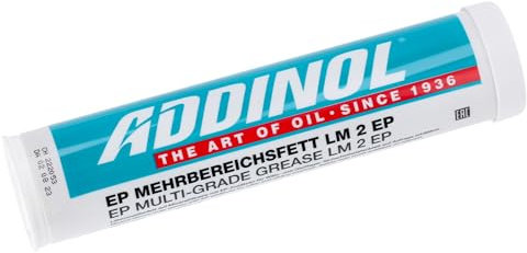 ADDINOL LM2 Fett-Patrone - Mehrbereichsfett bis +140°C, Mineralölbasis, 400g Kartusche