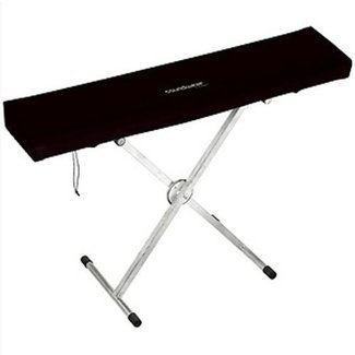 Soundwear Elastische Keyboard Abdeckhaube, 76 Tasten, 102-125 cm, schwarz