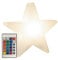 8 seasons design | LED Deko-Beleuchtung mit Farbwechsel | Stern Shining Star (Ø 80 cm, für drinnen und draußen, 15 Farben, warmweiß, kaltweiß)