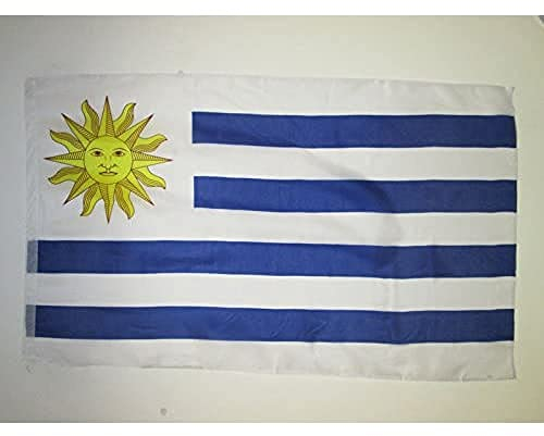 AZ FLAG Bandera de URUGUAY 150x90cm especial hinchas - Bandera URUGUAYA 90 x 150 cm