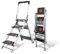 Little Giant 4 Tread Safety Step Ladder | Folding Step Stools | with Tool Tray Fitted into Handrail