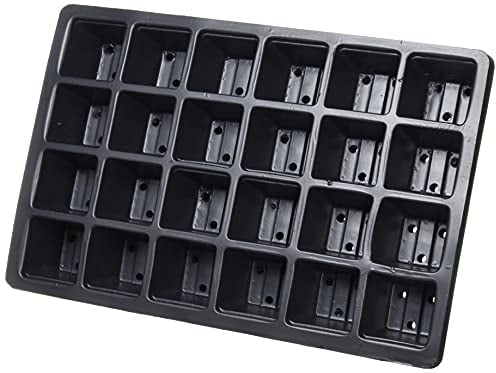 Bosmere N256 - Bandejas para plantar semillas - 5 unidades con 24 compartimentos