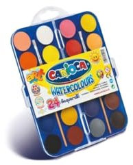 Carioca - Watercolors Pintura, Multicolor (K0054/A) 24 Acuarelas