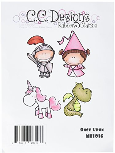 C.C. Designs Gummi meoples selbst Stempel 12,7 cm x 3.75-inch-Once auf