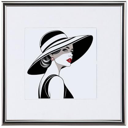 New Lifestyle Kunststoff Bilderrahmen quadratisch Foto Rahmen Picture Frame Collage: Farbe: Antrazit | Format: 50x50