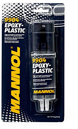 MANNOL 4 x Epoxy 2K Plastic Adhesive Car Body Adhesive Model Building Adhesive 30 g