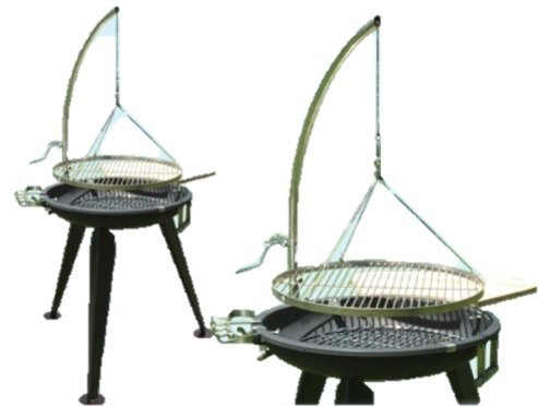 Holzkohlegrill Schwenkgrill Edelstahl Ø 55 cm