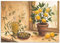 ARTland Wandbild Alu Verbundplatte für Innen & Outdoor Bild 100x70 cm Stillleben Toskana Mediterran Oliven Zitrone Essen Lebensmittel Malerei T4HV