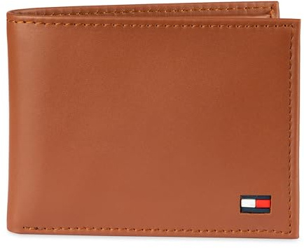 Tommy Hilfiger Herren Passcase Geldbörse mit abnehmbarem Ausweisfenster, British Tan, Einheitsgröße