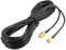 MEETOZ 10Meters RP-SMA Male to Female Wifi Antenna Connector Extension Cable Black
