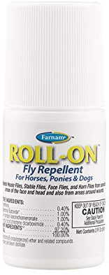 Farnam Roll-On Fly Repellent for Horses, Ponies and Dogs 2 Ounces