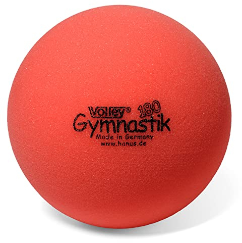 Volley Softbälle Gymnastik, Ø ca. 18 cm Gewicht ca. 75 g, Farbe rot, Sprungverhalten o