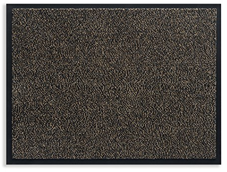 F & S Mars Fußmatte für den Innen- und Außenbereich, 80 x 120 cm, Farbe: grauben