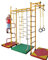 NiroSport Sprossenwand M3 Klettergerüst Indoor für Kinder in Blau Indoor Sprossenwand für Kinderzimmer leicht montierbare Kletterwand Turnwand für max. Belastung bis 130 kg