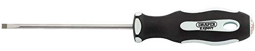 Draper 34971 Expert Plain Slot Soft Grip Parallel Tip Screwdriver, 3mm x 75mm
