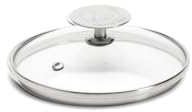 De Buyer - Couvercle en verre avec pontet en inox - Diamètre 14 cm -