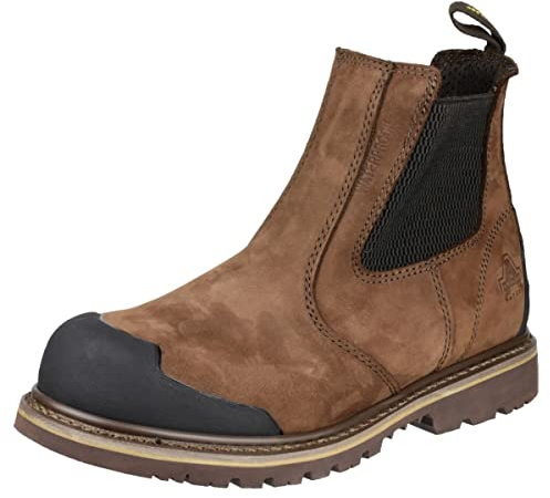 Amblers Safety FS225 Sicherheit Dealer Herren Stiefel Leder Braun EU 43 - 43 EU / 9 UK