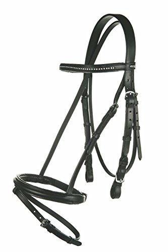 HKM Riding Bridle Economic, Black, Pony