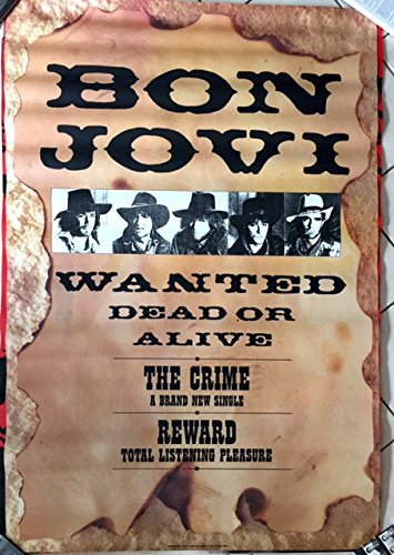 BON JOVI – Wanted – 100 x 150 cm zeigt/Poster