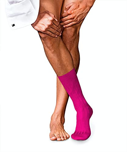 FALKE Herren Socken No. 2 M So Kaschmir einfarbig 1 Paar, Rosa Arctic Pink 8233, 43-44