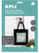 APLI 10247 Pack 5 Blätter Transfer Papier für T-shirts Ink Jet