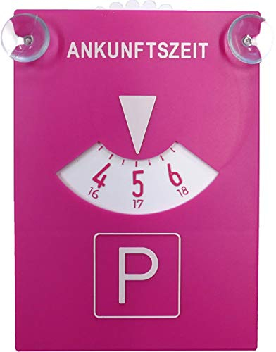 carstyling XXL Parkscheibe Pink mit Sauger