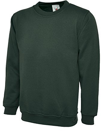 Uneek UC203 - Bottle Green - XL - 300 GSM - Classic Sweatshirt X Large