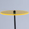fluoreszierende Scheibe am Stab Gartenstecker Leuchtscheibe, Acryl, gelb Ø 10 cm