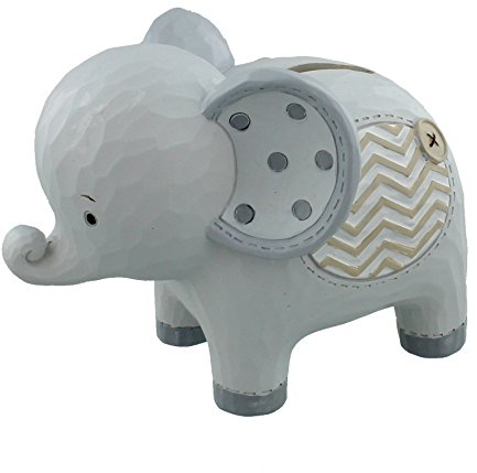 Noah's Ark Elefant Spardose, Kunstharz, CG 1253