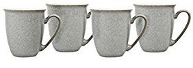 Denby Elements Light Grey - Set of 4 Large Mugs