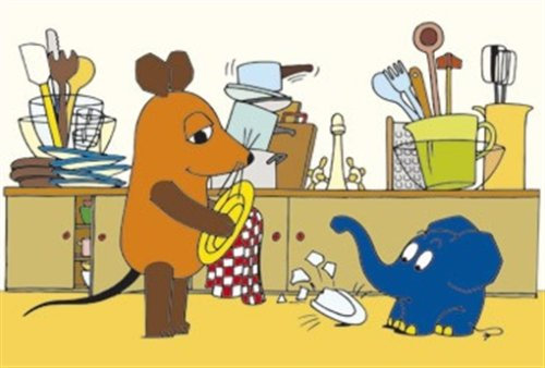 Schmidt Spiele - Die Maus, Scherben bringen Glück, 20 Teile Puzzle