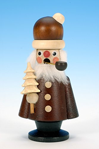 Christian Ulbricht Räuchermann Mini Weihnachtsmann natur 10cm Erzgebirge