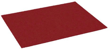 Hey Sign Filz Filzuntersetzer Stärke 5mm 45 × 35cm rot