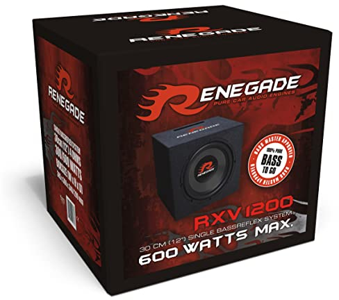 Renegade RXV1200-30cm Gehäuse-Subwoofer