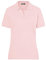 James & Nicholson Damenpolo Classic - Piqué-Poloshirt mit gestrickten Bündchen | Farbe: Rose | Grösse: L