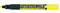 Pentel SMW26-GO Wet Erase Marker, Kreidemarker, Feucht abwischbar, Keilspitze, 12 Stück, Gelb