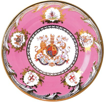 Royal Collection Great Exhibition Painted Enamel Plate
