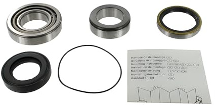 SKF Radlagersatz mit Wellendichtring VKBA 3775 Position Hinterachse Außendurchmesser 80mm Höhe 111mm Länge 111mm Breite 84mm - OE Qualität