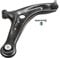 LEMFÖRDER 36919 01 Lenker Radaufhängung für Ford Fiesta VI (CB1, CCN) 2008 - Außen, Rechts, Unten, Vorderachse und andere Fahrzeuge