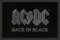 Designer Fußmatte Fussmatte Fußabstreifer Fussabstreifer Fußabtreter Fussabtreter Schmutzmatte Sauberlaufmatte Türfussmatte Türmatte Schmutzfangmatte Gr. 40 x 60 cm ACDC AC DC Back in Black schwarz