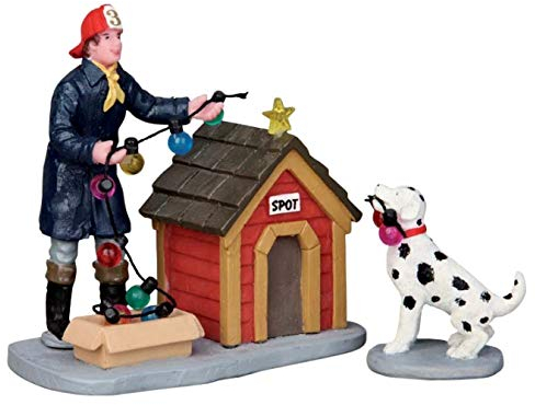 Lemax - Spot Helps Out, Set Of 2 - Figürchen, Schwarz Und Weiß