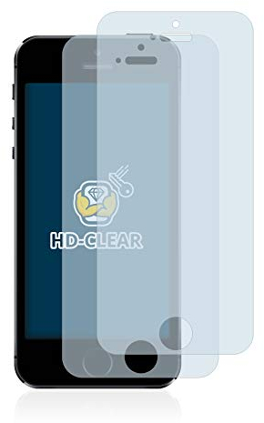 BROTECT (2 Stück Schutzfolie für Apple iPhone 5 / 5S / 5C / SE 2016 Displayschutz Folie Ultra-Klar