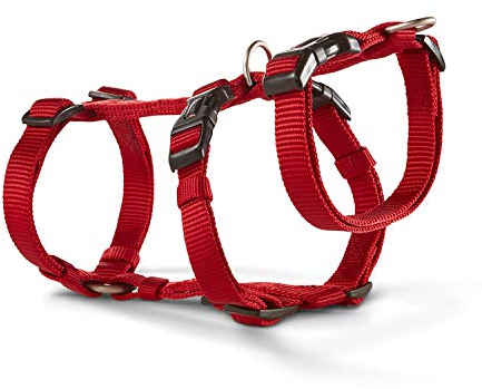 Hundegeschirr ausbruchsicher Professional No Escape, M: 40-50cm rot